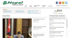 Desktop Screenshot of nepalnews.net