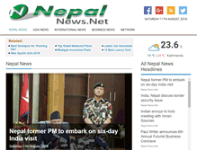 Tablet Screenshot of nepalnews.net